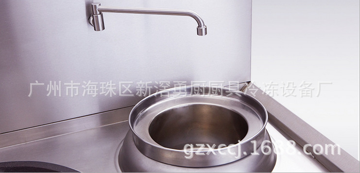 廠家直銷廚房設(shè)備商用節(jié)能不銹鋼單炒單尾爐 中餐燃氣單頭炒爐
