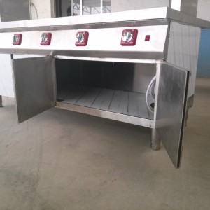 東莞廚房設備批發(fā)各規(guī)格不銹鋼保溫售飯臺 食品保溫箱 有圖