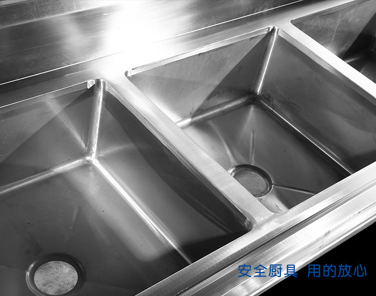 創(chuàng)新廚具 不銹鋼三星水池 可定制 廠家直銷 酒店學(xué)校專用