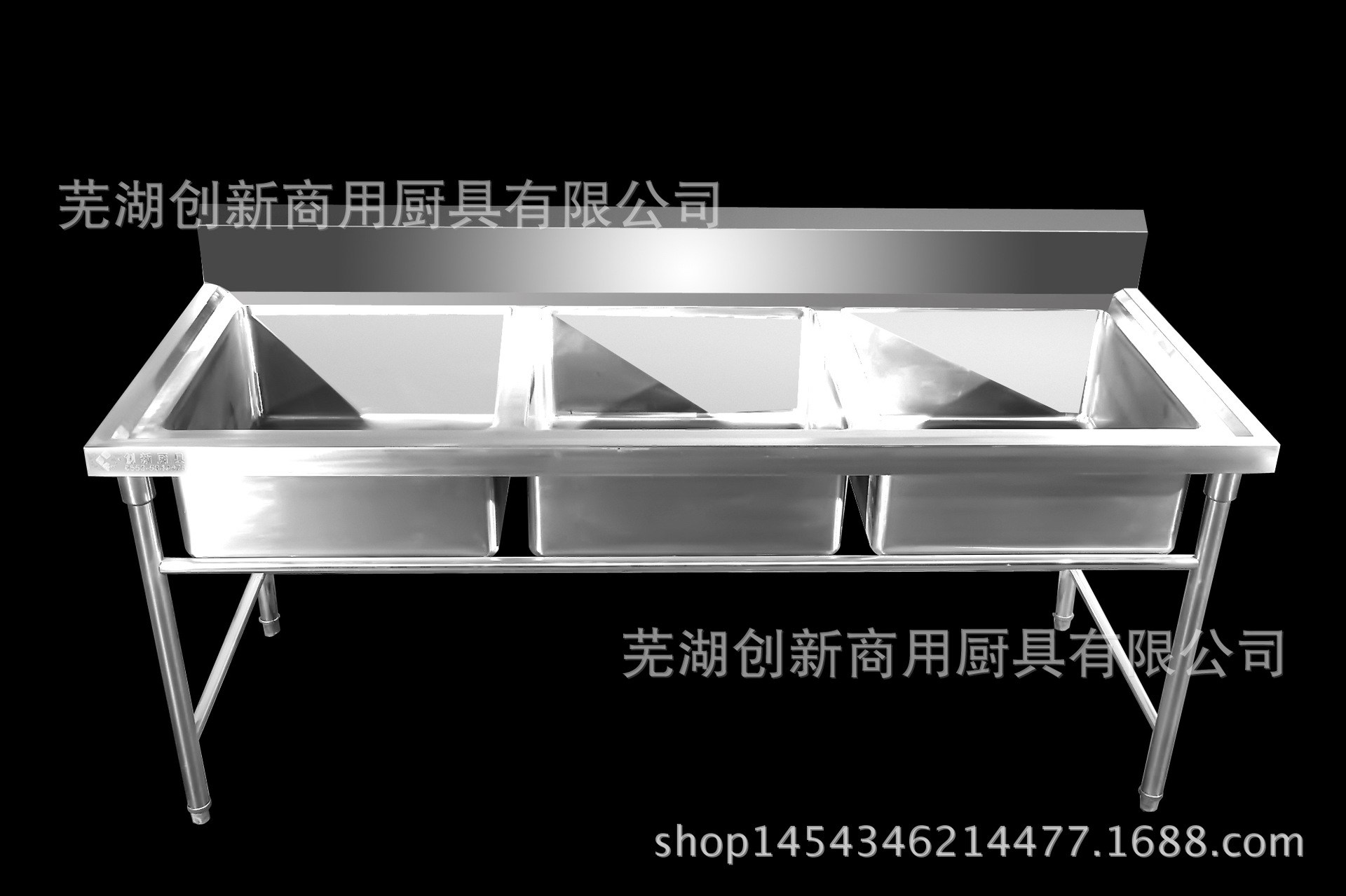 創(chuàng)新廚具 不銹鋼三星水池 可定制 廠家直銷 酒店學(xué)校專用