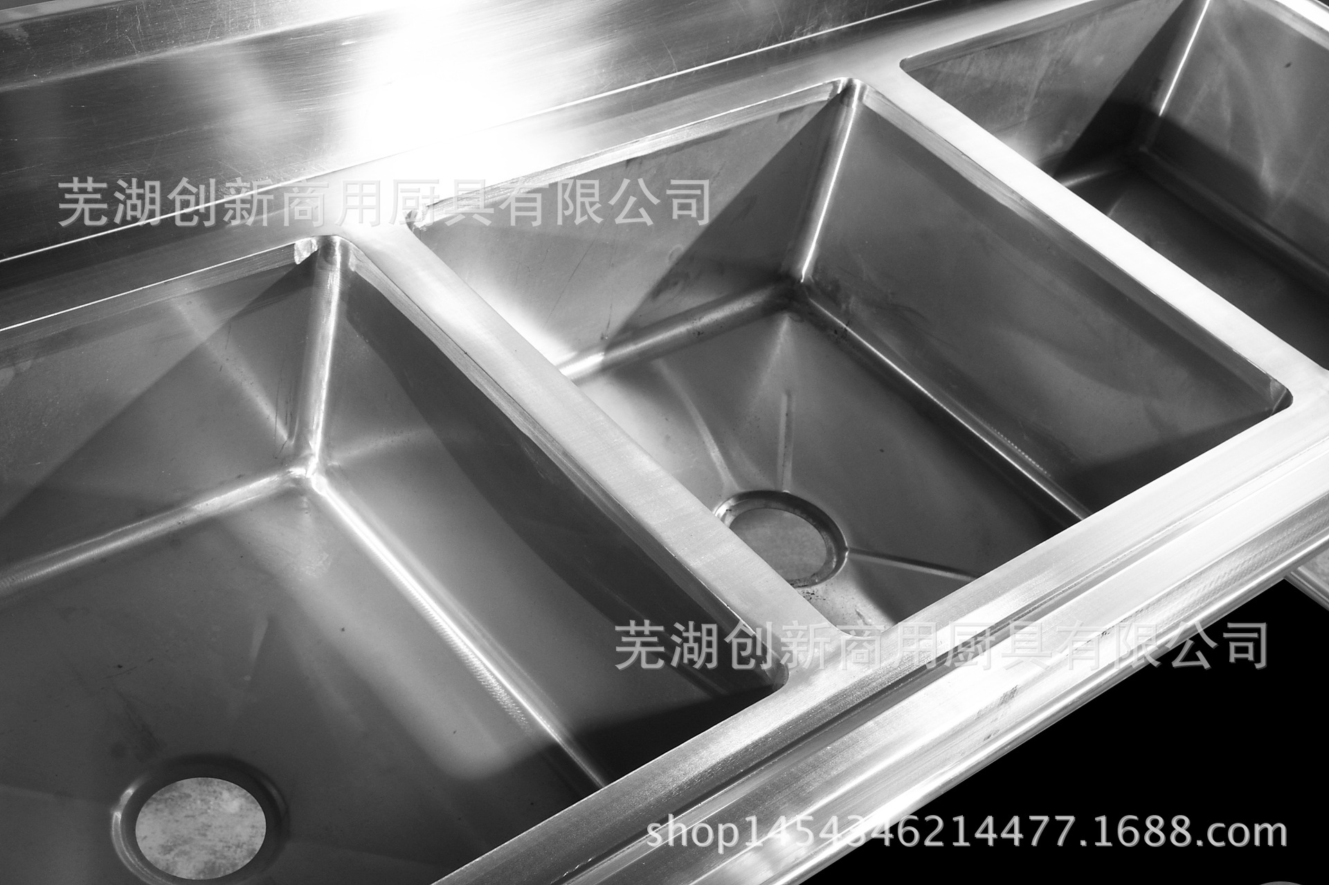 創(chuàng)新廚具 不銹鋼三星水池 可定制 廠家直銷 酒店學(xué)校專用