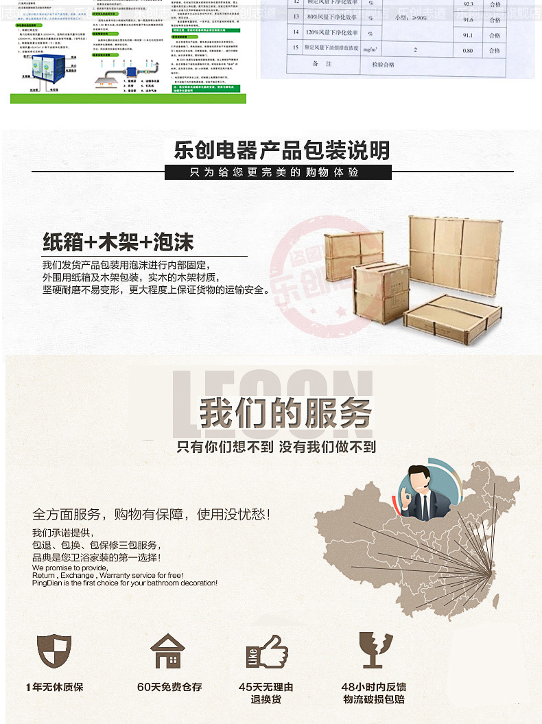 樂創油煙凈化器飯店廚房餐飲酒店環保靜電分離器2000風量4000包郵
